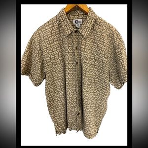 Arizona Short Sleeve Men’s Button Down Wrinkle Size Large Vintage Shirt